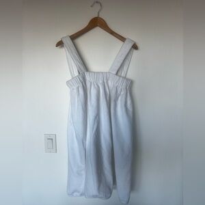 La Vie en Rose Hotel Collection Terry Spa Dress White S/M 100% Cotton Adjustable